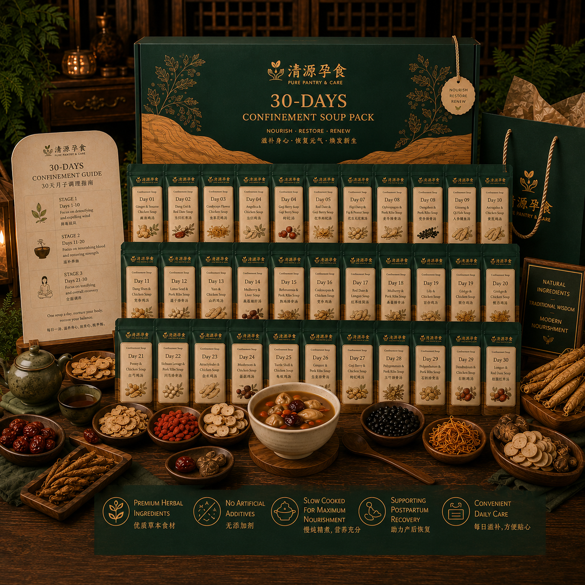 30 Day Confinement Soup Package
