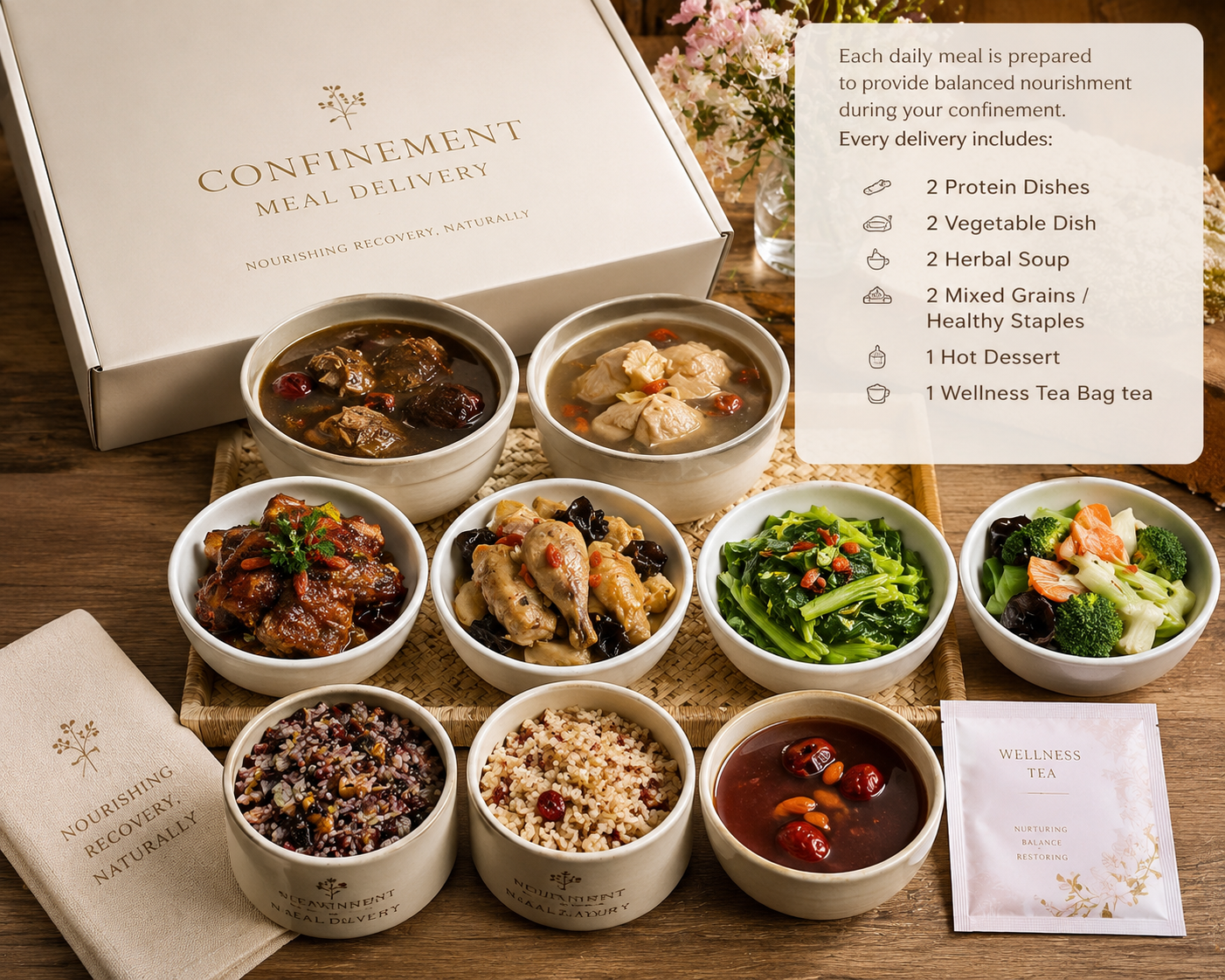 20 Day Confinement Meal Set
